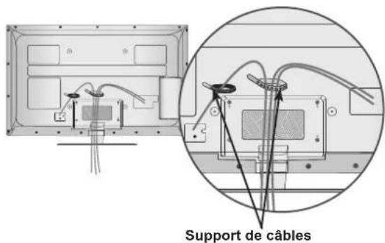 LG 47LE4600 - INSTALLATION DU CAISSON DE BASSE : CAS DU MONTAGE MURAL - 12
