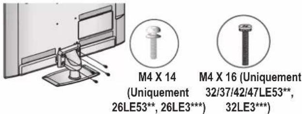 LG 47LE4600 - INSTALLATION DU SOCLE - 15