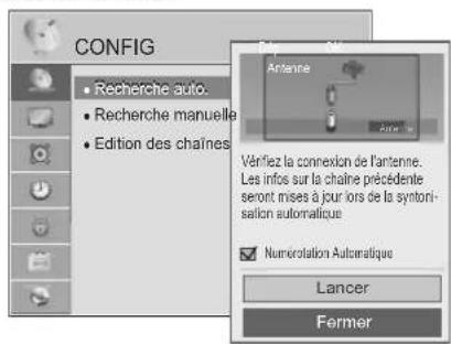 LG 47LE4600 - MÉMORISATION DES CHAÎNES - 2