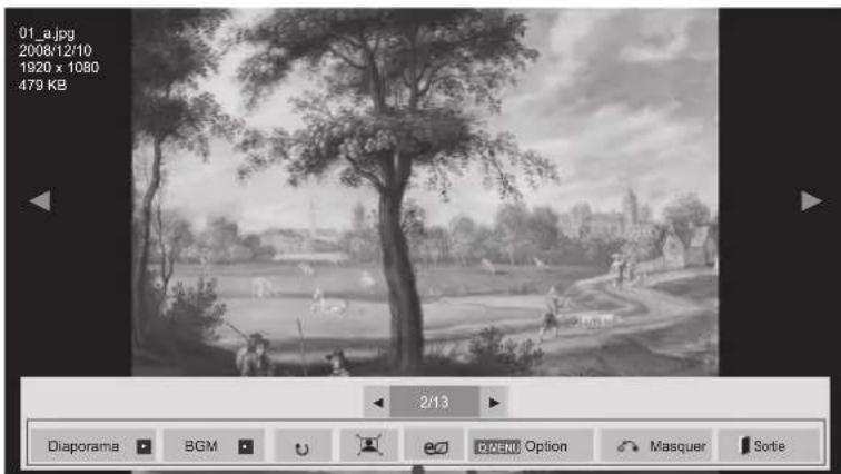 LG 47LE4600 - Visualisation des photos - 5