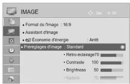 LG 47LE4600 - Mode image – Réglages prédéfinis - 1