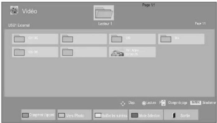 LG 47LE4600 - ■ Lors de la lecture de fichiers contenant un film - 1