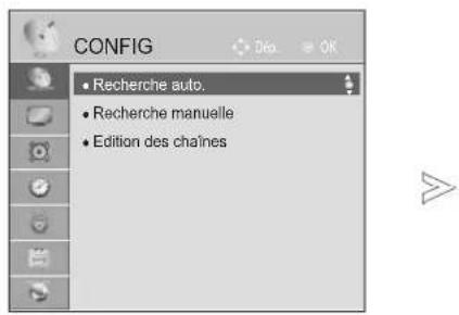 LG 47LE4600 - MÉMORISATION DES CHAÎNES - 1