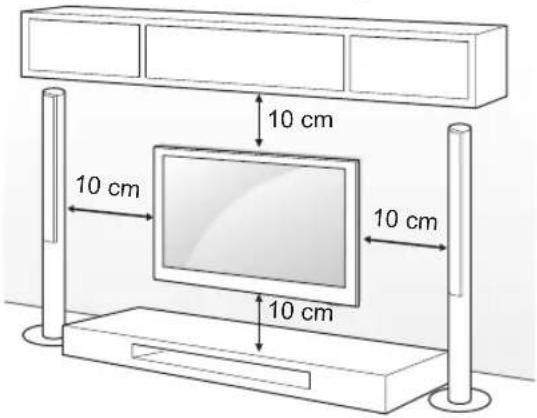 LG 32LN544B - Fixation du support mural - 1