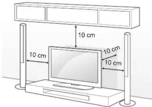 LG 32LN544B - Installation sur une table - 1