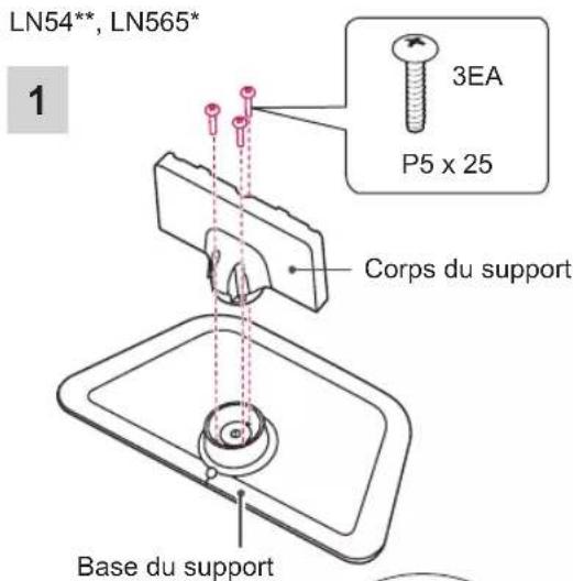 LG 32LN544B - Préparation du téléviseur - 1