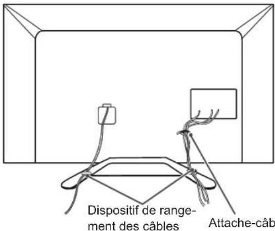 LG 32LN544B - Organisation des câbles - 1