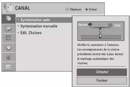 LG 37LD452B - Recherche automatique des chaînes (Syntonisation automatique) - 3