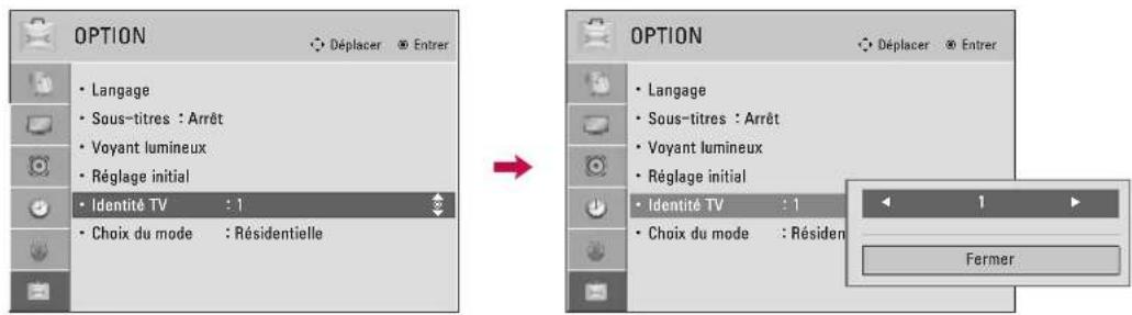 LG 37LD452B - Réglage identification - 1