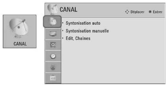 LG 37LD452B - SÉLECTION DES MENUS AFFICHÉS À L'ÉCRAN - 5
