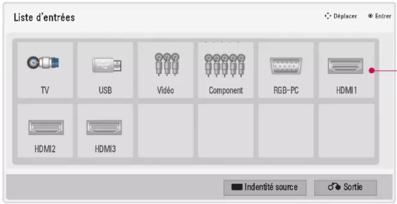 LG 37LD452B - LISTE D'ENTRÉES - 1