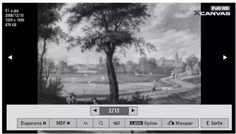 LG 37LD452B - Menu Plein écran - 2