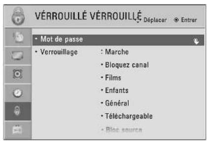 LG 37LD452B - Définition du mot de passe - 1