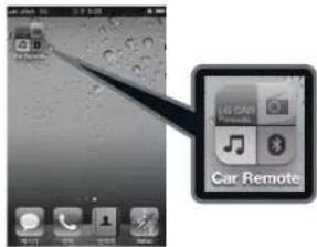 LG LCS726BO2 - Utilisation de l'application "LG CAR Remote". - 1