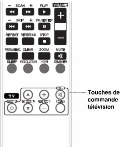 LG LH-T502SH - Utilisation de votre téléviseur à l'aide de la télécommande fournie - 1