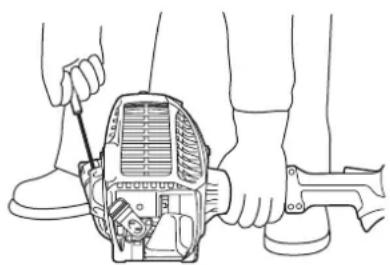 MAKITA EE400MP - Menghidupkan motor - 1