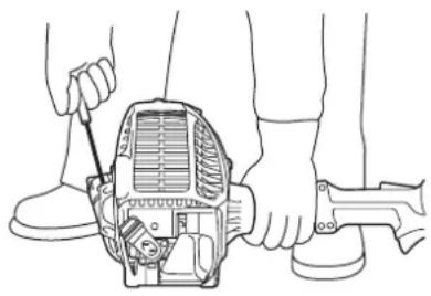 MAKITA EE400MP - Arranque del motor - 1