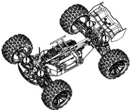 ARRMA Outcast 6S BLX - Recommended Tools - 8