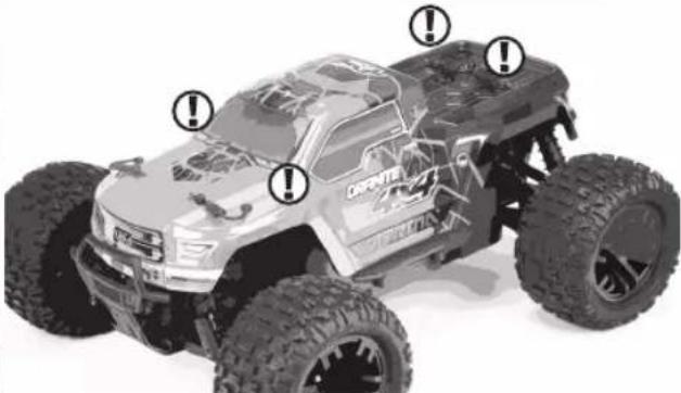 ARRMA SC.TRUCK SENTON BLX3S - LAGERN - 25