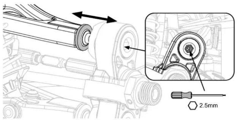 ARRMA TLR Tuned TYPHON - Ride Height Fahrhöhe Hauteur de caisse - 1