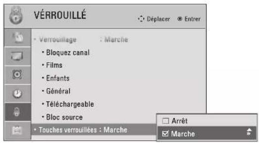LG 47LD452B - TOUCHES VERROUILLÉES - 2