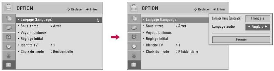 LG 47LD452B - LANGUAGE AUDIO - 1