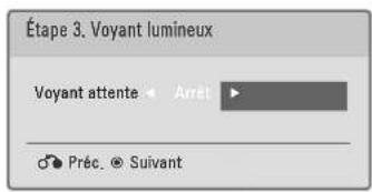 LG 47LD452B - Étape 3. Voyant lumineux (Pour Télé ACL à DEL) - 1