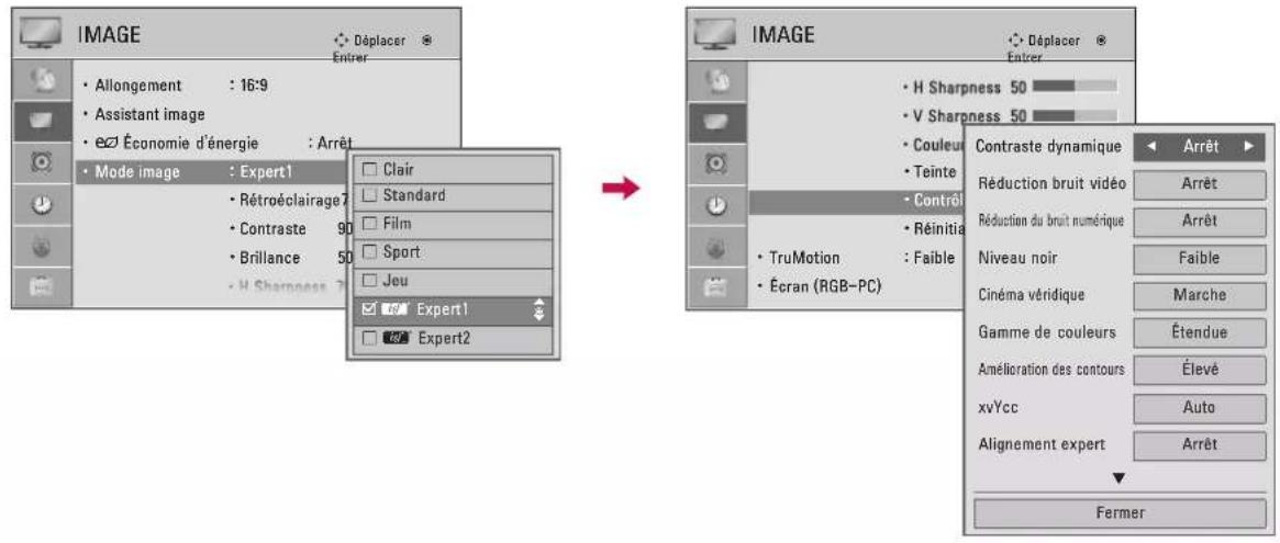 LG 47LD452B - COMMANDE EXPERTE D'IMAGE - 1
