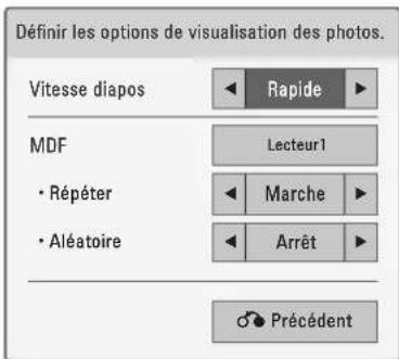 LG 47LD452B - l'option Définir les options de visualisation des photos. - 1