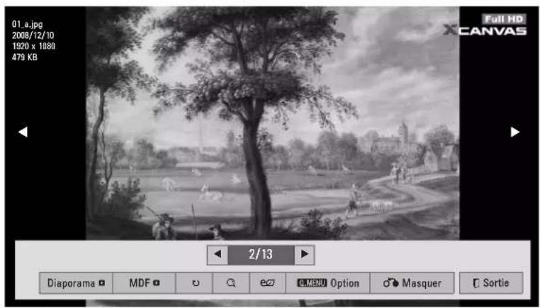 LG 47LD452B - Menu Plein écran - 2