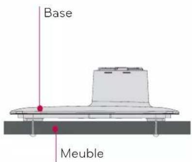 LG 47LD452B - FIXATION DU TÉLÉVISEUR À UN MEUBLE - 3