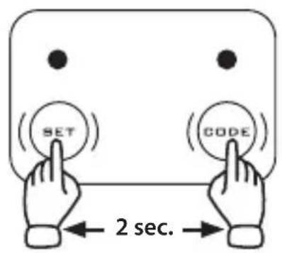 SET CODE 2 sec.