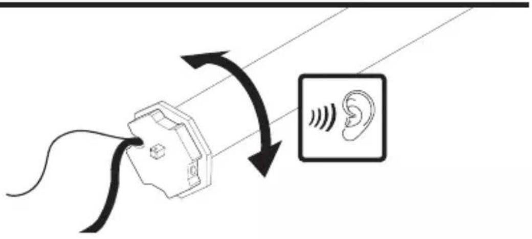 Diagram illustrating ear signal transmission with labeled components and signal waveform