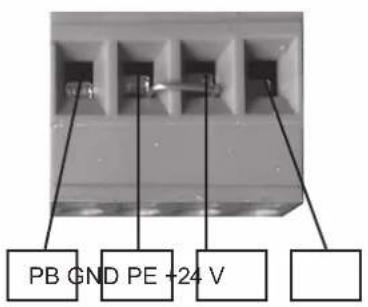 PB GND PE +24 V