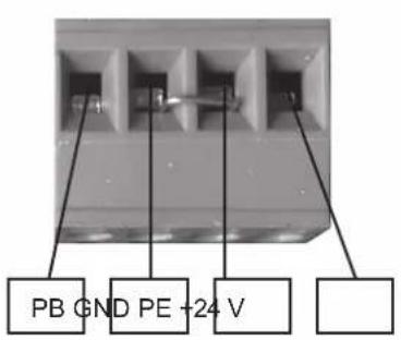 PB GND PE +24 V