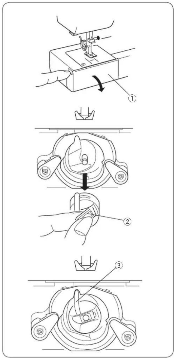 JANOME Magenta 43 - Régler les broches porte-bobines - 1