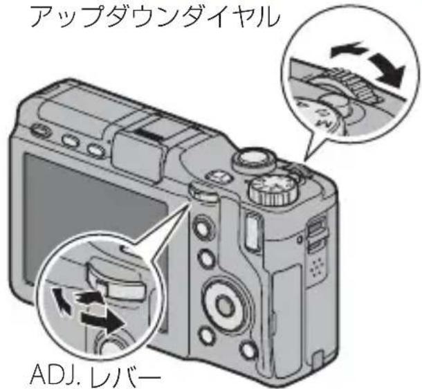 PENTAX GXR - アップダウンダイヤル/ADJ.レバーの 使い方 - 1