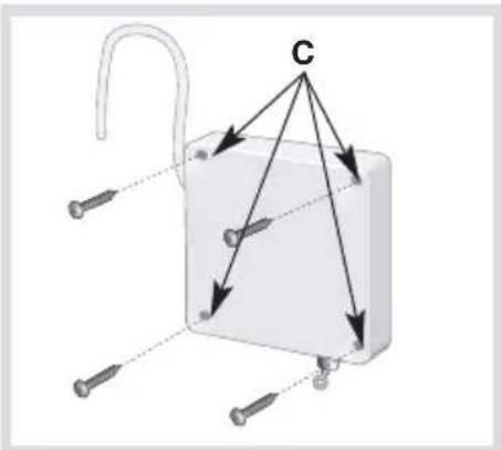 HAGER S231-22X - Fijación del detector para persiana enrollable - 1