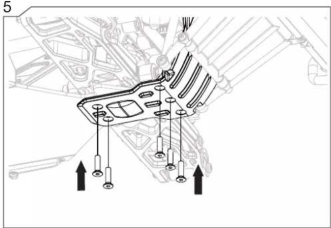 Technical diagram showing mechanical component assembly with multiple cylindrical parts and upward arrows indicating assembly or connection points.