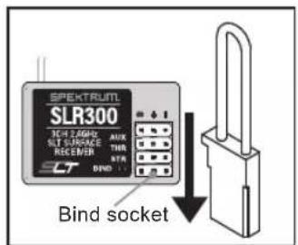 SPEKTRUM SLR300 SRL 2.6GHz SLT SURFACE RECEIVER AUX THB NTR Bind socket