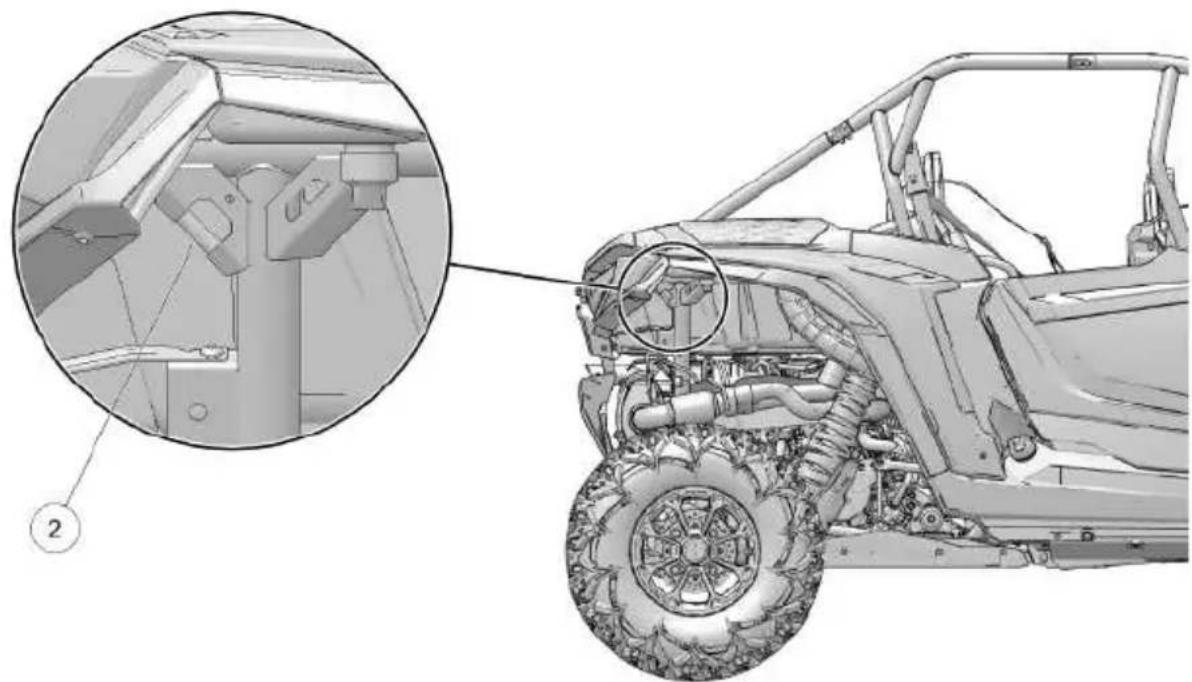 POLARIS RZR XP 1000 Sport EPS (2024) - EMPLACEMENTS DE L'ARRIMAGE - 2