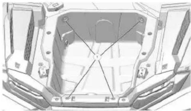 POLARIS RZR XP 1000 Sport EPS (2024) - RETRAIT DE LA BENNE DE CHARGEMENT - 1