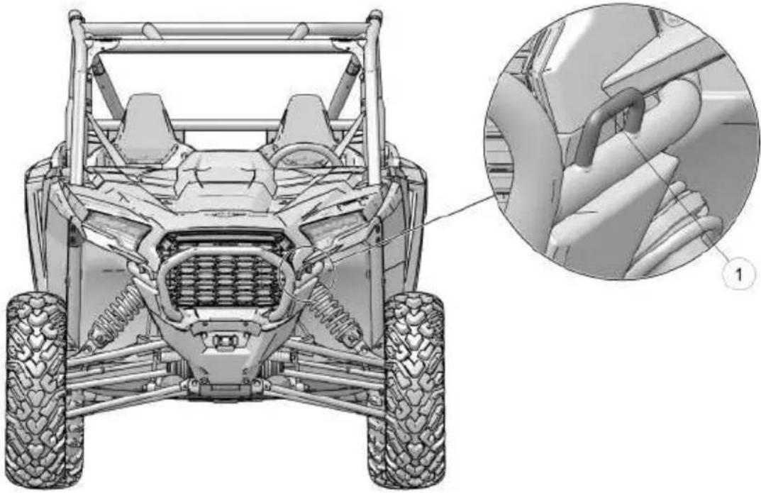 POLARIS RZR XP 1000 Sport EPS (2024) - EMPLACEMENTS DE L'ARRIMAGE - 1