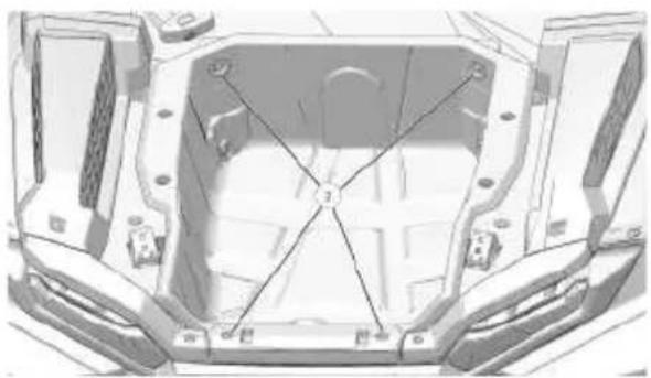 POLARIS RZR XP 1000 Sport EPS (2024) - PANNEAU D'ACCÈS ARRIÈRE - 2