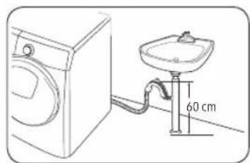 SAMSUNG WW80T554DTT - PASSAGGIO 5 Posizionamento del tubo di scarico - 3