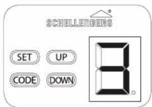 SCHELLENBERG SET UP CODE DOWN