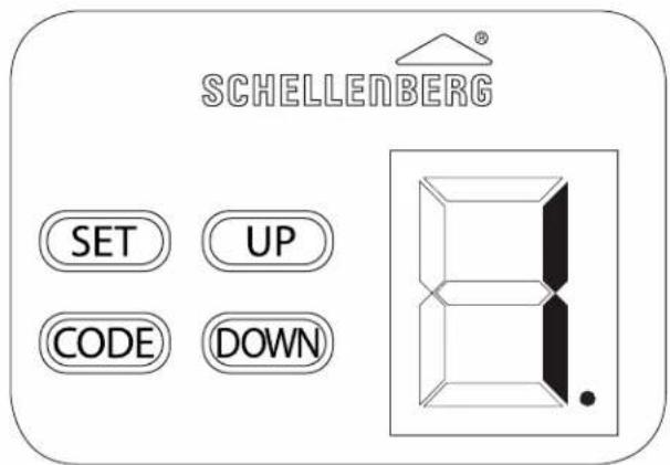 SCHELLENBERG SET UP CODE DOWN