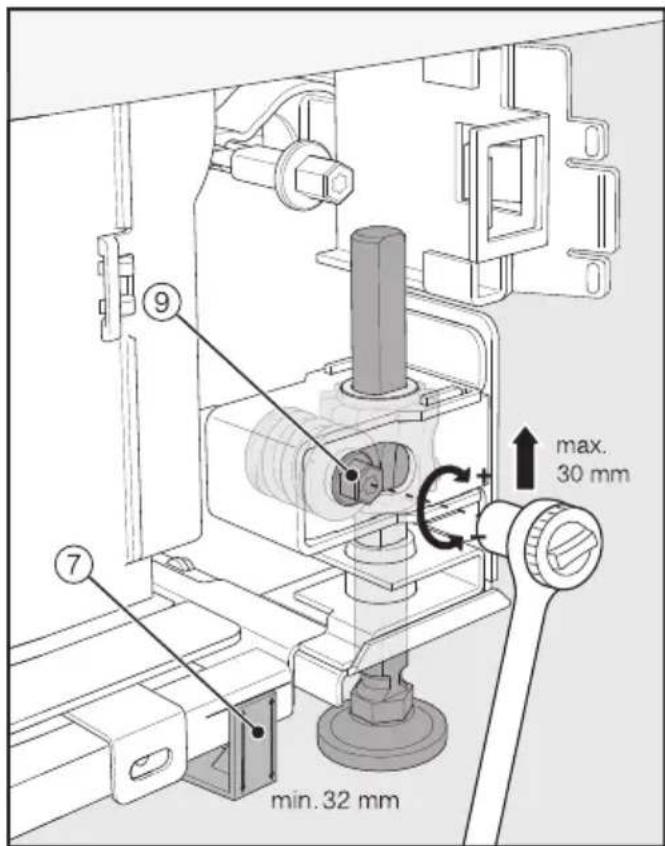 MIELE F 2413 Vi - Ajuster l'appareil frigorifique - 5