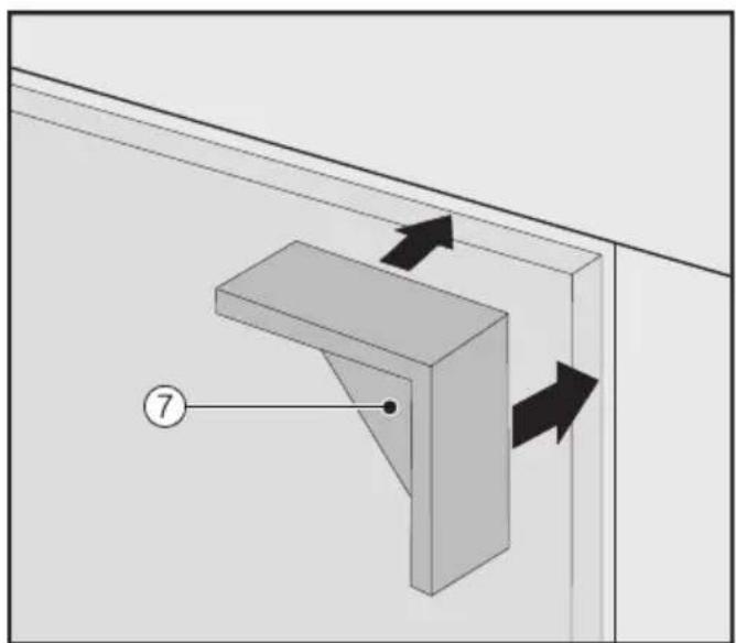 MIELE F 2413 Vi - Préparation du montage de la façade du meuble - 15