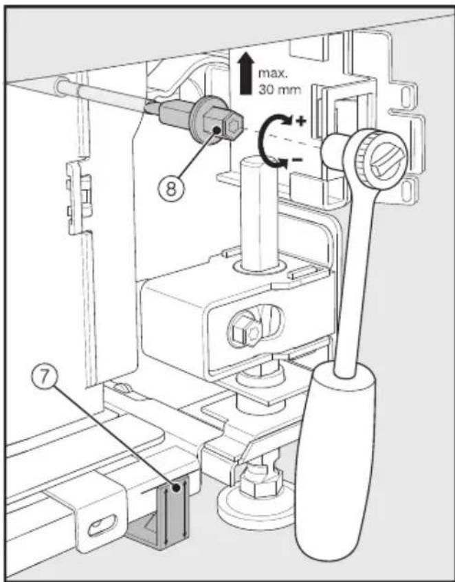 MIELE F 2413 Vi - Ajuster l'appareil frigorifique - 4